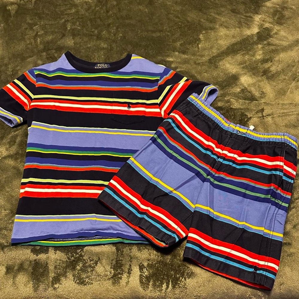 Colorful Striped Kids Pajamas